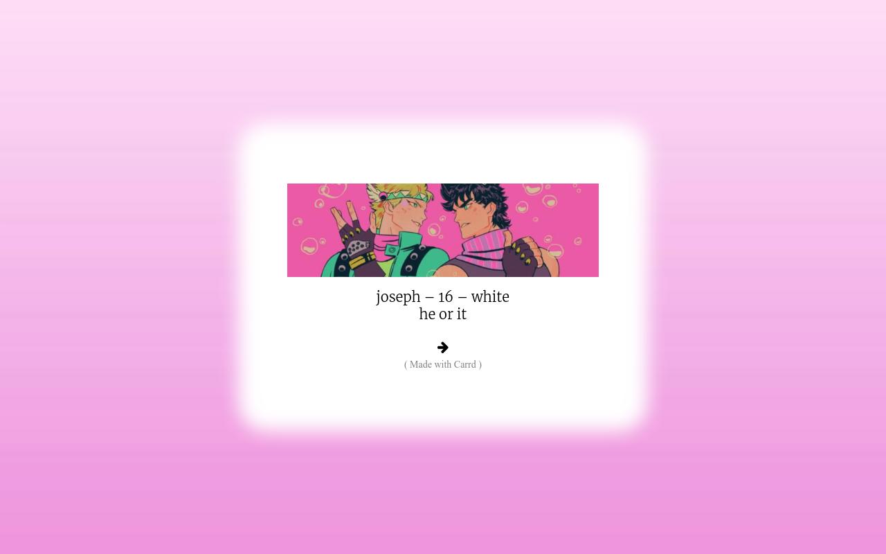 Carrd profile picture for @poop